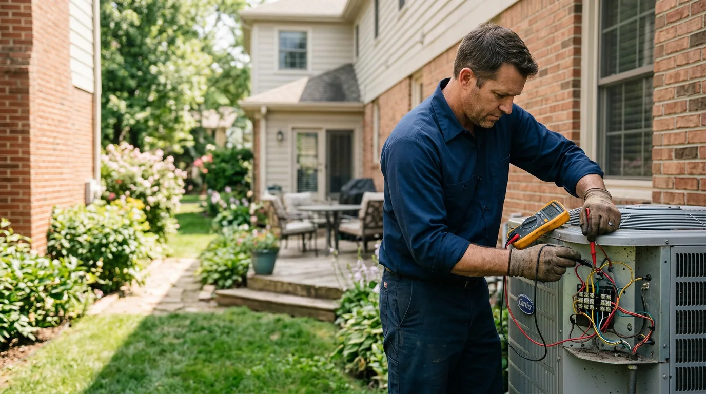 HVAC technician working near Ashland, ME